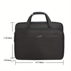 17.3 Inch Laptop Bag Expandable Briefcase Shoulder Bag