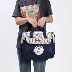 Animal Print Lightweight Messenger Bag for Travel Bear Diaper Bag