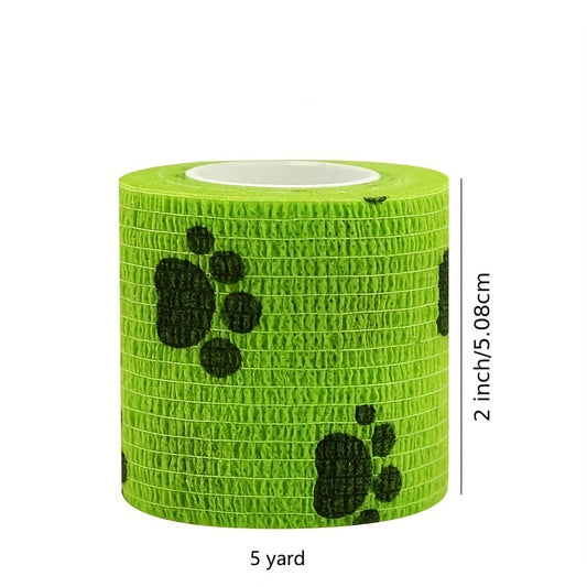 2Pcs Self Adhesive Bandage Wrap Tape for Pets Dogs Cats Horses