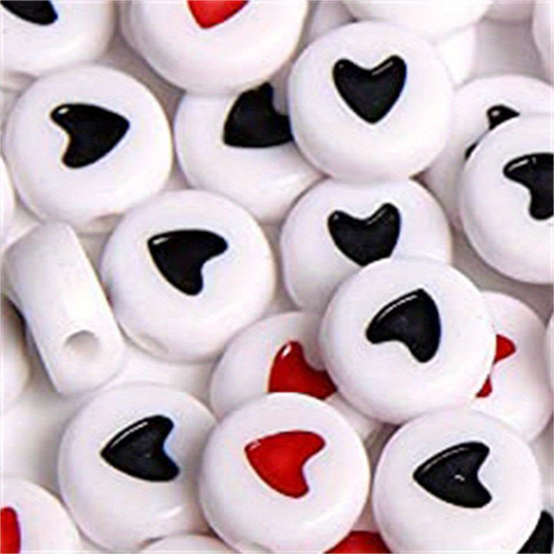 300pcs Round Letter Beads Acrylic Alphabet Number Beads For DIY Jewelry Making