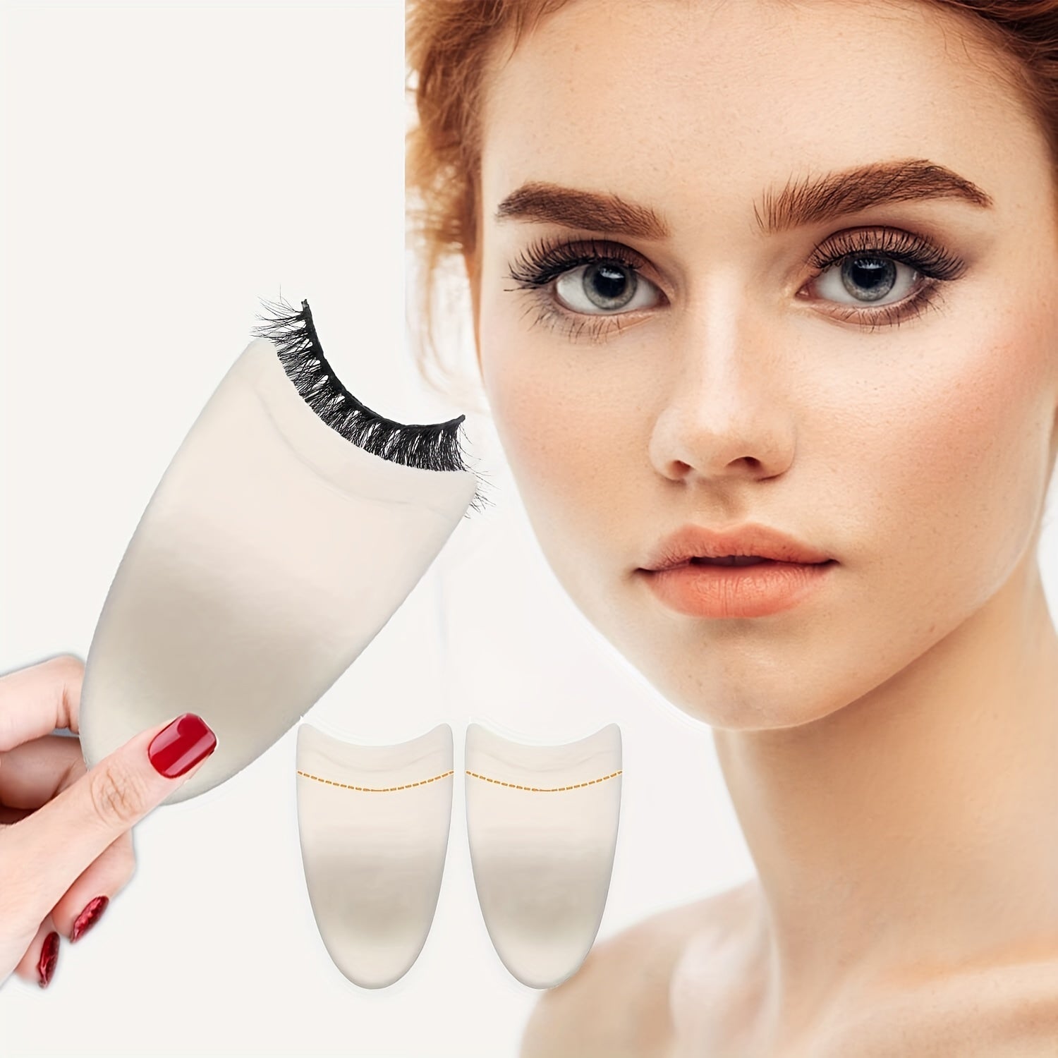 Eyelash Applicator Tool with Silicone Lash Clip