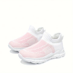 Boy's Knit Breathable Sock Shoes Soft Sole Sneakers Non Slip