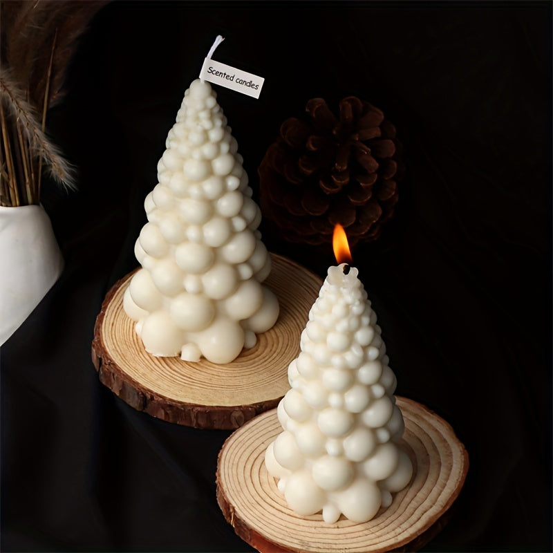3D Christmas Tree Candle Silicone Mold DIY Christmas Candle Making Kit