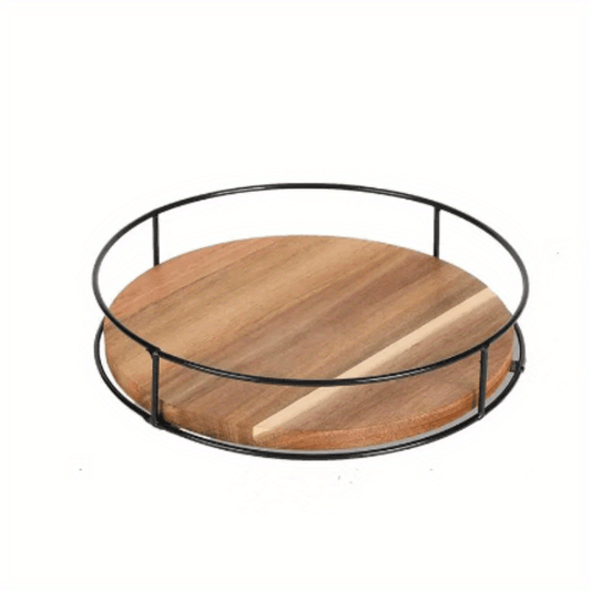 Turntable Organizer Spice Spinner Rotating Seasoning Rack Holder Storage Box