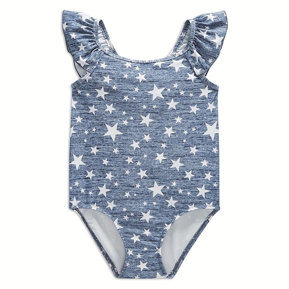 One Piece Landubi Little Star Print Girls Swimsuit