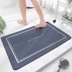 Absorbent Bathroom Floor Mat Quick Drying Non-slip Easy to Clean