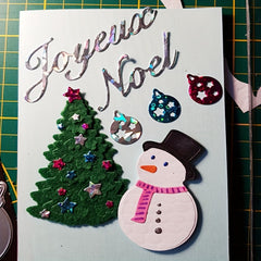 9pcs Christmas Metal Cutting Dies Xmas Tree Snowman Embossing Snowflake Stencils