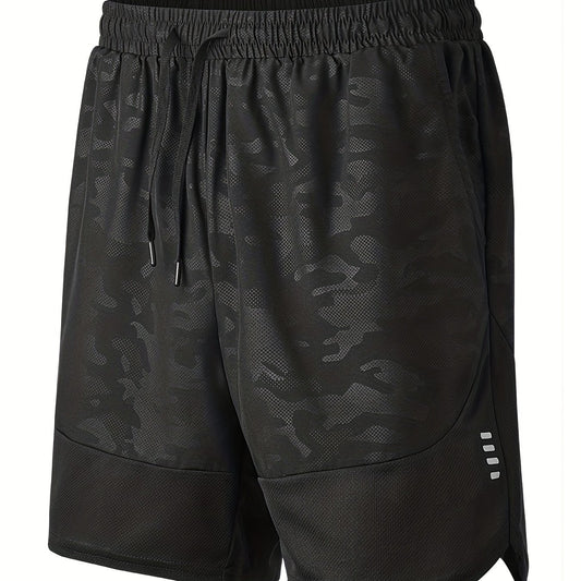 Quick Dry Camo Sport Shorts for Men Moisture Wicking Stretchy