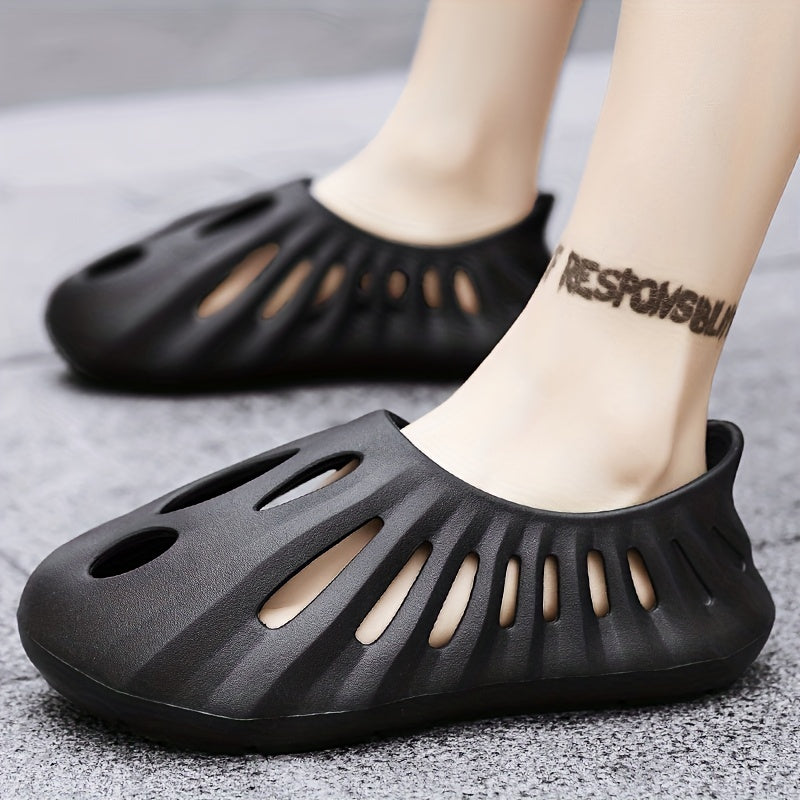 Men's Lightweight Slip-On Clogs Platform Sandals