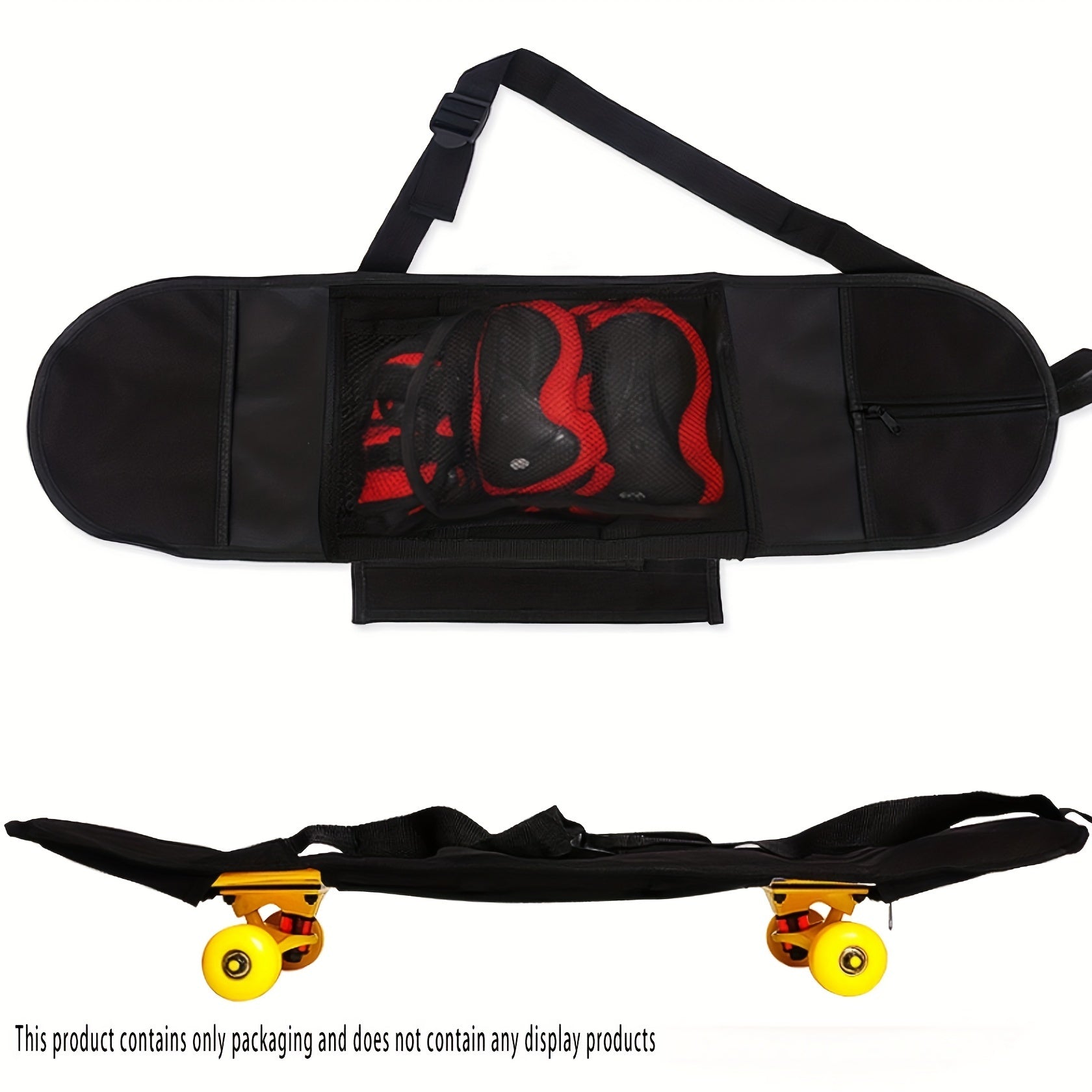 Skate Storage Bag Shoulder Twin Tips Skateboard Backpack