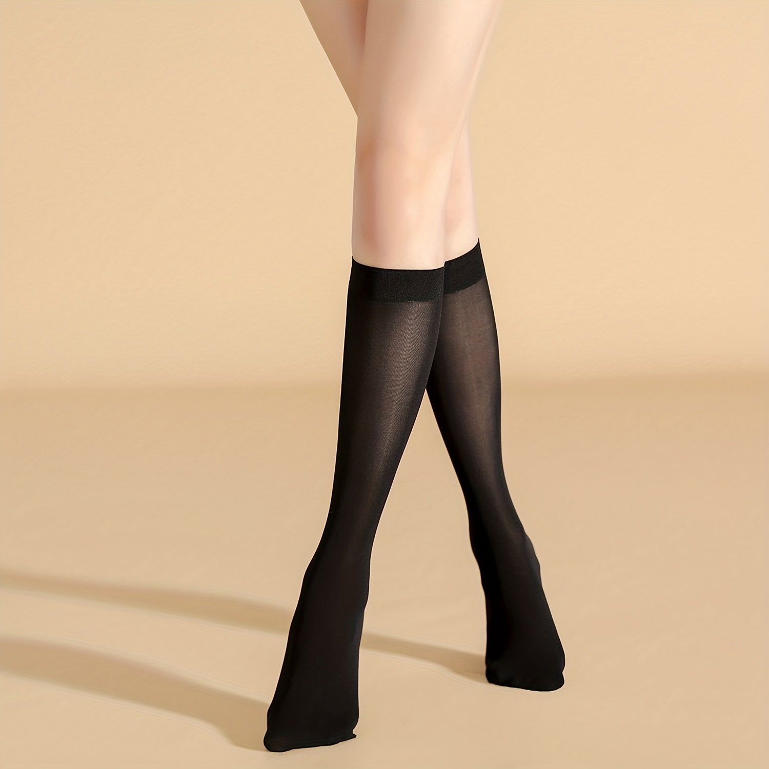 Breathable All-match Knee High Socks for Women