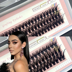 60 Cluster Lashes 30D 40D C Curl Mix 12 14 16mm Soft Natural False Eyelashes