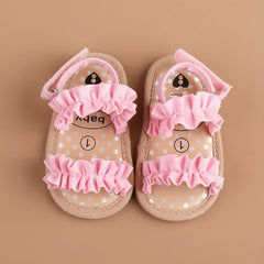 Baby Girls Breathable Open Toe Sandals Lightweight Anti Slip Comfortable