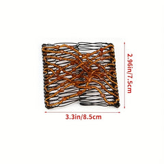 Retro Style Beaded Hair Comb Hairpin for Women