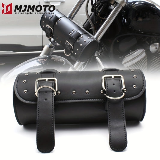 MJ Retro Cylinder Leather Motorcycle Hanging Bag