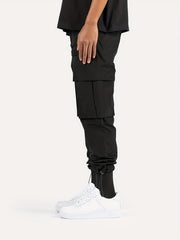 Men's Loose Cargo Pants Hip Pop Style Casual Outdoor Work Trousers