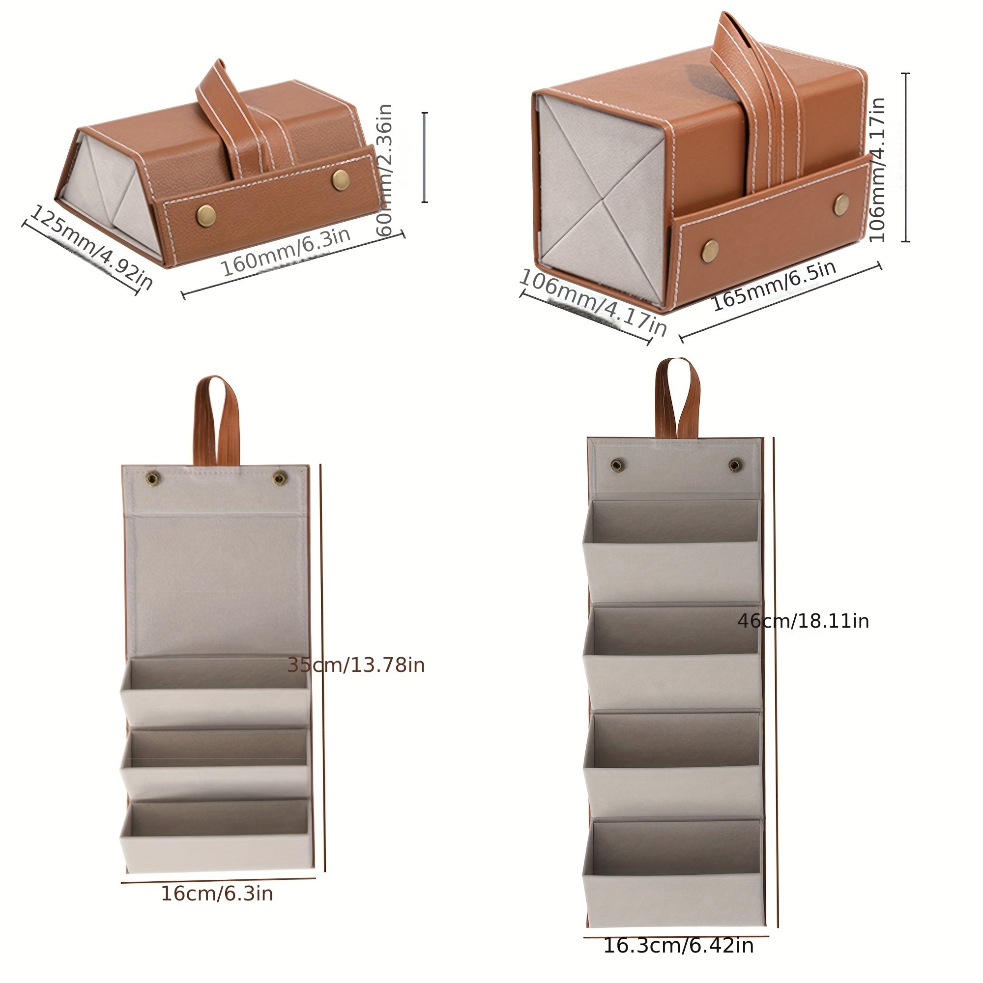Sunglasses Storage Organizer Eyeglasses Holder Travel Case 6 Slot