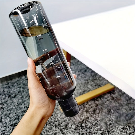 500ml 750ml Clear Plastic Water Cup With Time Scale