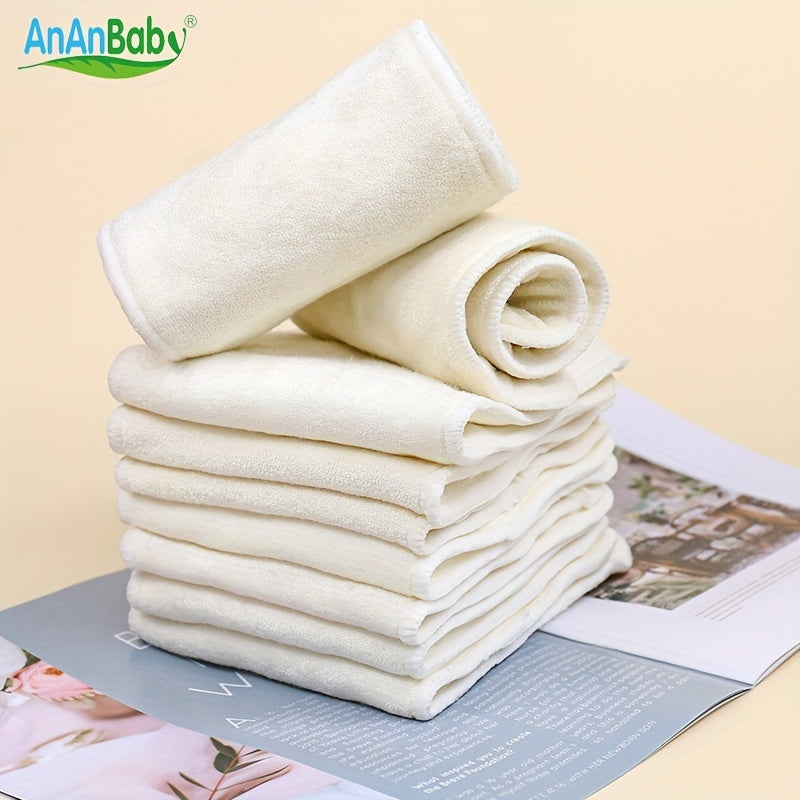 6pcs 4 Layers Bamboo Blend Insert Diaper Pads
