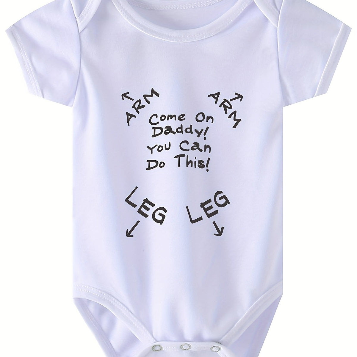 Baby Boys Casual Daddy You Can Do This Onesie