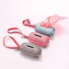 Portable Dog Poop Bag Dispenser for Outdoor Walks