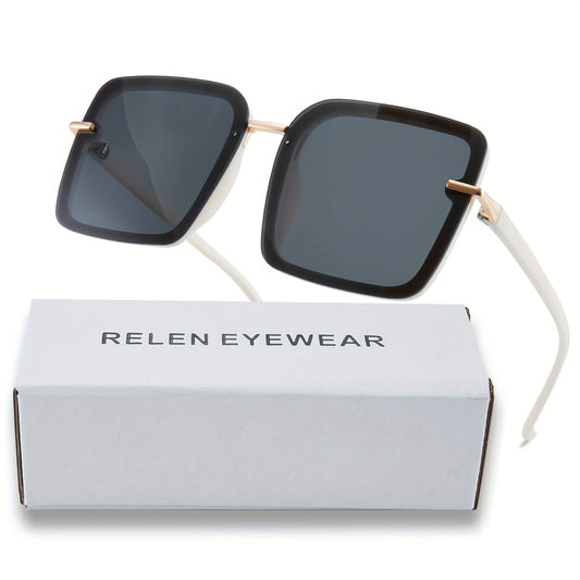 Large Square Sunglasses Women Men Outdoor UV400 Sun Glasses
