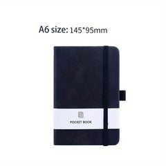 A6 A7 Mini Pocket Ruled Notebook with Pen Holder