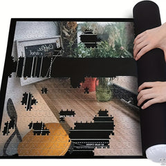 Puzzle Mat Set with Sorting Plates - Lightweight Felt Material