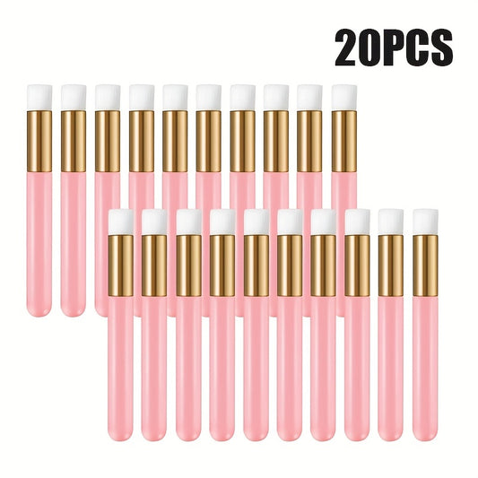 50pcs Eyelash Cleaning Brush Lash Shampoo Brush For Eyelash Extensions