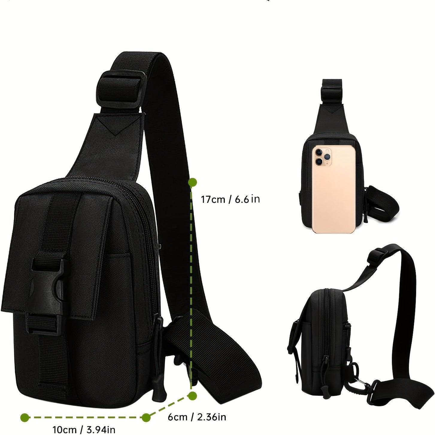 Multifunctional Shoulder Bag Outdoor Running Mobile Phone Storage