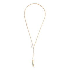 Metal Stick Pendant Necklace