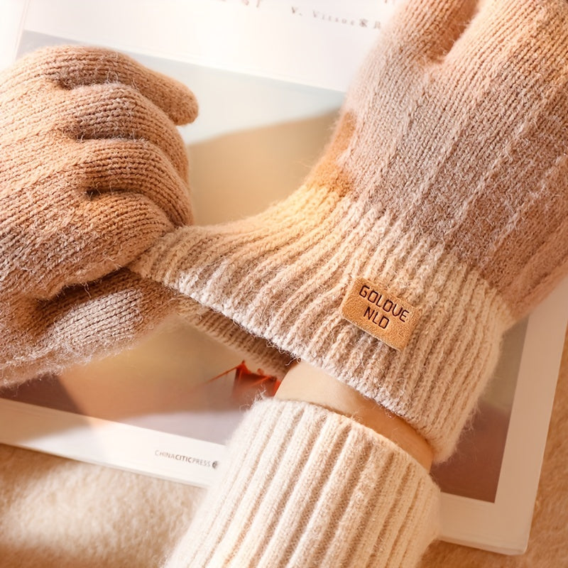 Winter Touch Screen Knitted Gloves for Women and Men