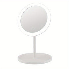 LED Touch Screen Makeup Mirror USB Rechargeable