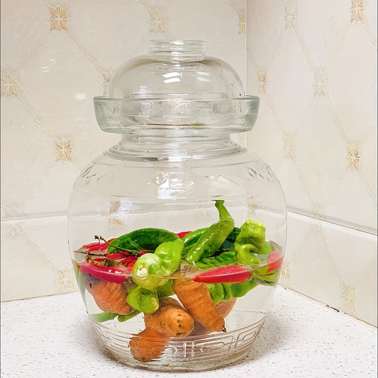 2500ml Glass Pickle Jar with Lid for Fermentation