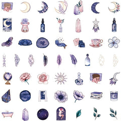 50pcs Magic Doodle Stickers For Mobile Phone Water Bottle Laptop