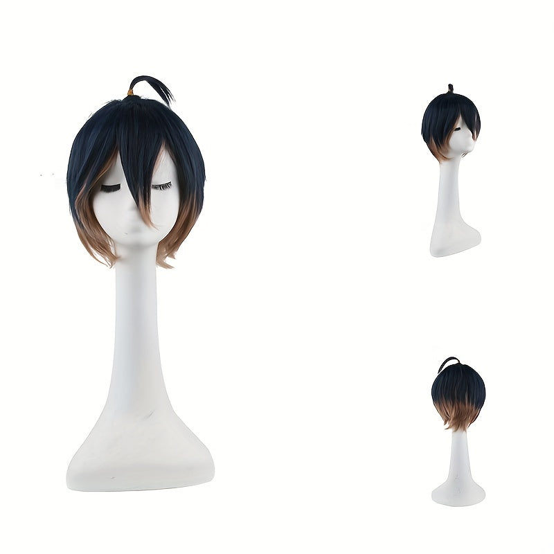 12inch 30 And Gradient Men's Anime Cosplay Wig