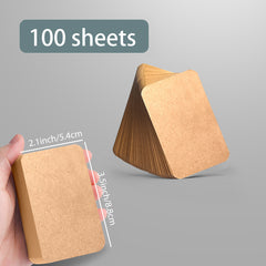 100 Blank Greeting Cards for Postcards Messages & More