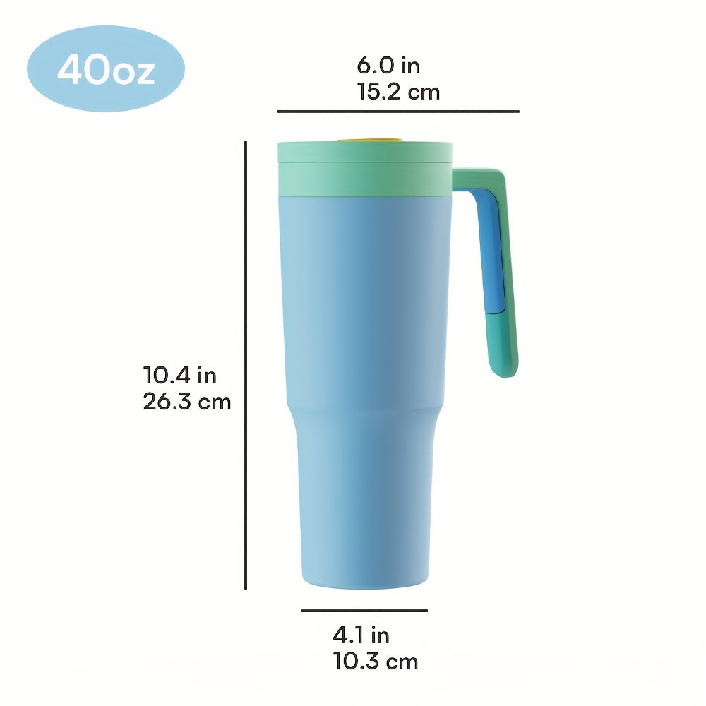 1200ml Stainless Steel Water Bottle with Handle - Leakproof