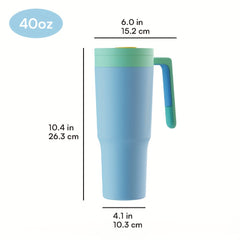 1200ml Stainless Steel Water Bottle with Handle - Leakproof
