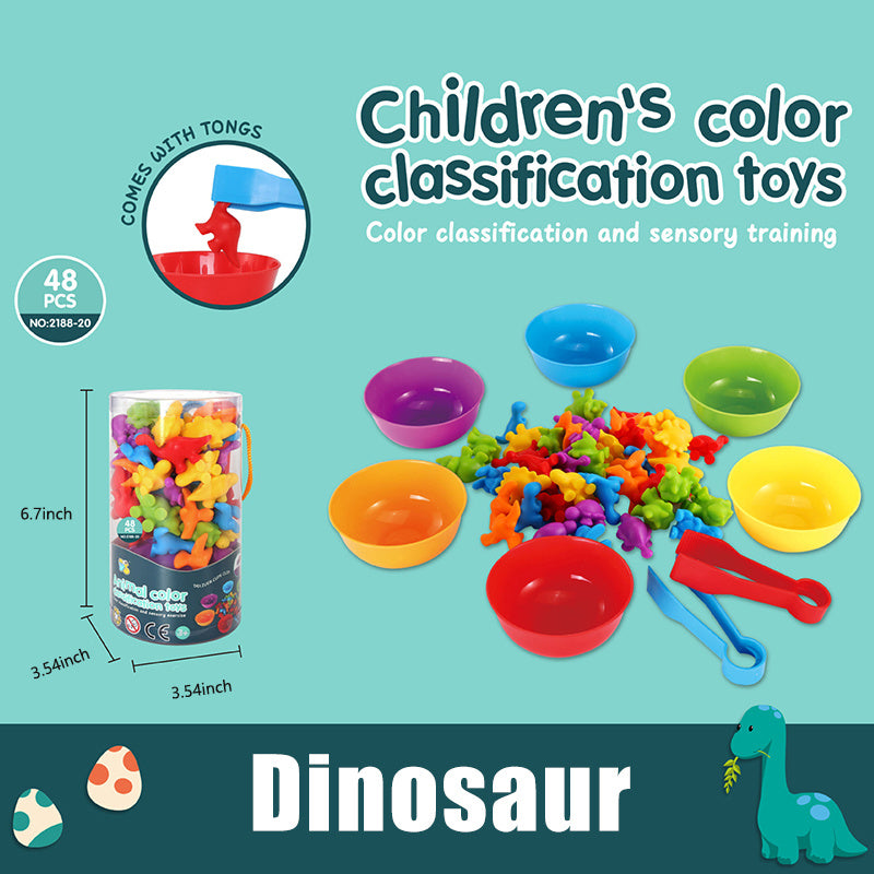 Rainbow Matching Game Animal Cognition Montessori Toy