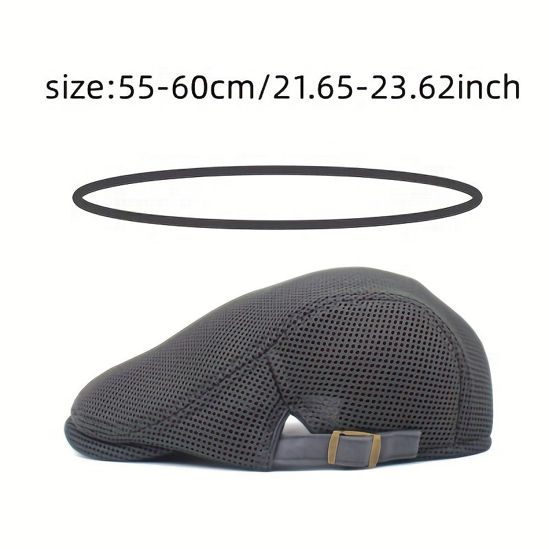 Summer Casual Breathable Beret Solid Sunscreen Peaked Hat