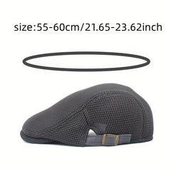 Summer Casual Breathable Beret Solid Sunscreen Peaked Hat