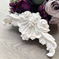 French Ceiling Pu Corner Flower Decorative Line Semicircular Line