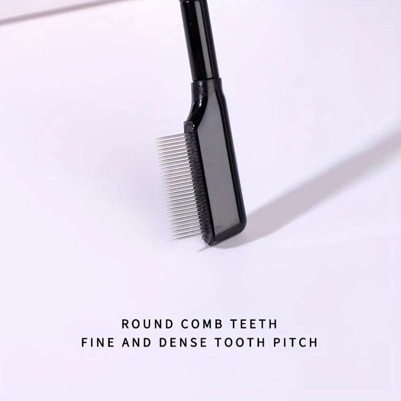 Metal Eyelash Brush Grooming Separator for Flawless Mascara Application