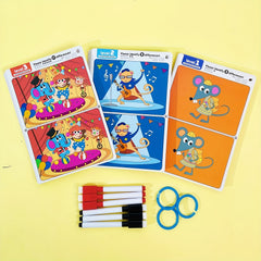 What's Missing Thinking Game Cards - Family Party Board Game - Ages 3+