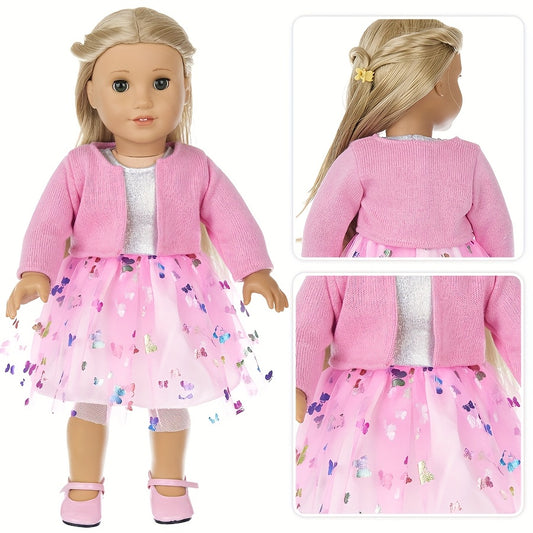 Dress Coat Doll Clothes Fit for 43 45 Doll Not Include Doll And Shoes