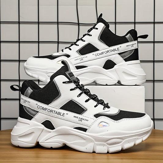 Men's Breathable Chunky Sneakers Elevator Shoes Footwear