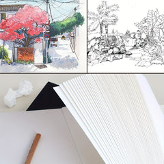 16K Sketchbook 192 Pages Thickened Artist Sketch Drawing Board