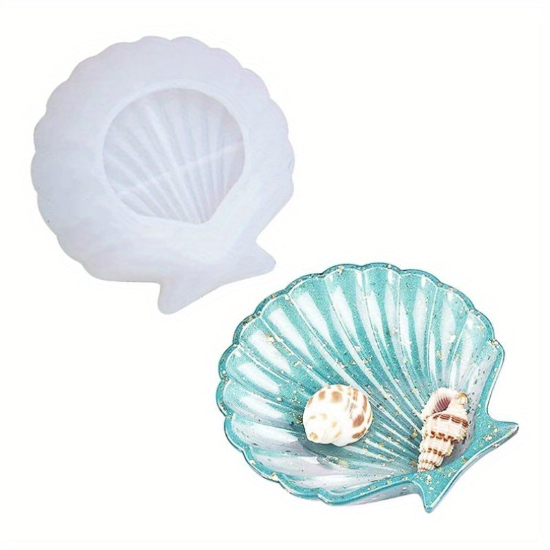 Resin Mold for Shell Jewelry Tray and Soap Storage