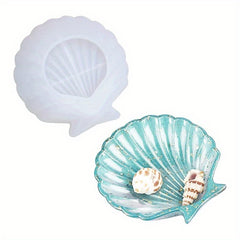 Resin Mold for Shell Jewelry Tray and Soap Storage